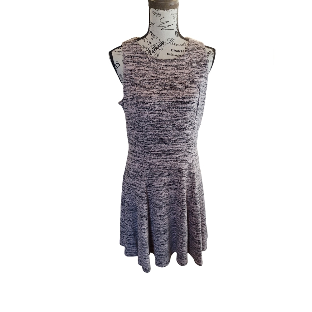 Ivanka Trump Black and White Sleeveless Dress